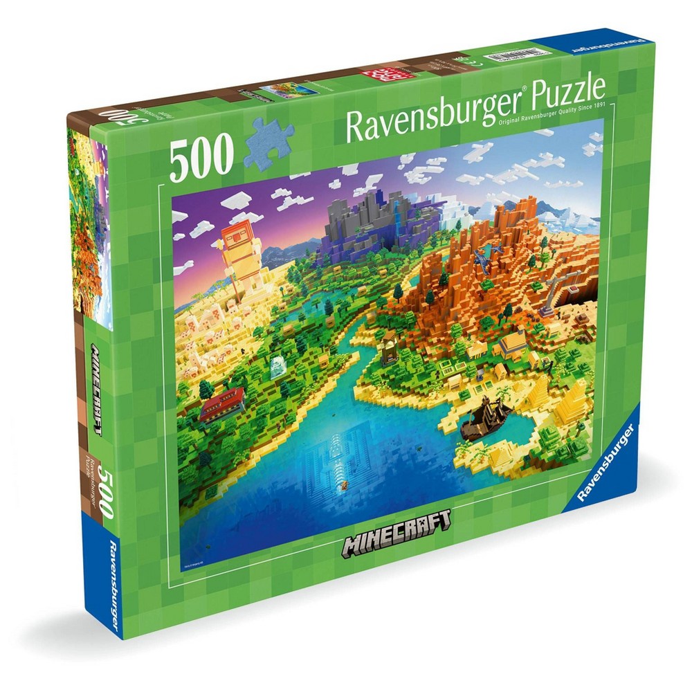 Ravensburger World of Minecraft Jigsaw Puzzle 500pc