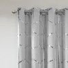 PAGED Metallic Print Total Blackout Curtains for Bedroom,Window Curtain Panels with Grommet Top,Curtains for Living Room,Machine Washable - 3 of 4