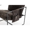 CAVINAS Modern Minimalist Accent Chair,Set of 2,Upholstered Hanging Armchair with Arm Pocket&Metal Frame,Leisure Chair for Living Room - 4 of 4