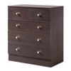 Resenkos 5 Drawer Dresser with Gold Handle, Nursery Dresser Chest Of Drawers Organizer, - 3 of 4