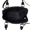 Signare USA French Bulldog Black and White Convertible Top Handle Handbag - 3 of 4