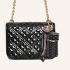Unique Bargains Lipstick Bag with Polka Dot Pattern Handbag Charm 1 Pc - 2 of 4