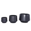 SpassWay 15" Dia Outdoor Indoor Ceramic Planter Pot Decorative Planter with Drainage Hole Patio Flower Pot - 4 of 4