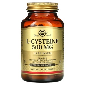 Solgar L-Cysteine, 500 mg, 90 Vegetable Capsules - 1 of 2