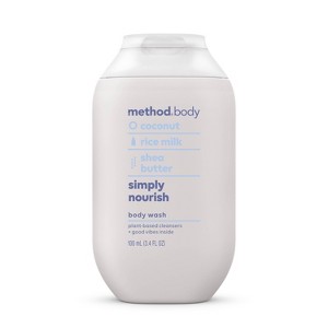 Method Simply Nourish Body Wash - Trial Size - 3.4 fl oz - 1 of 4