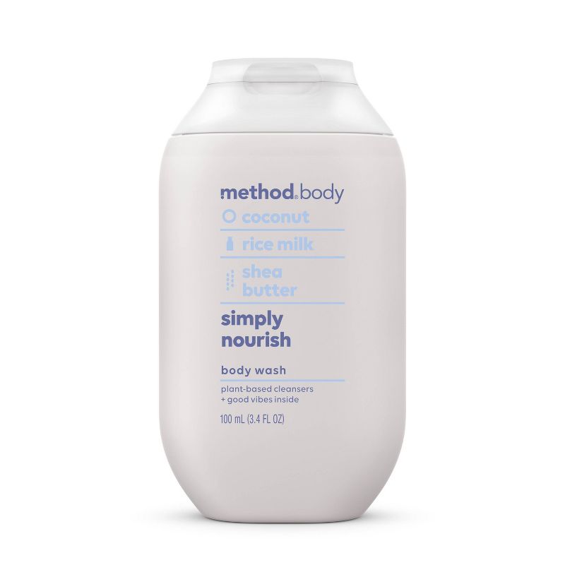 Method Simply Nourish Body Wash - Trial Size - 3.4 fl oz, 1 of 8
