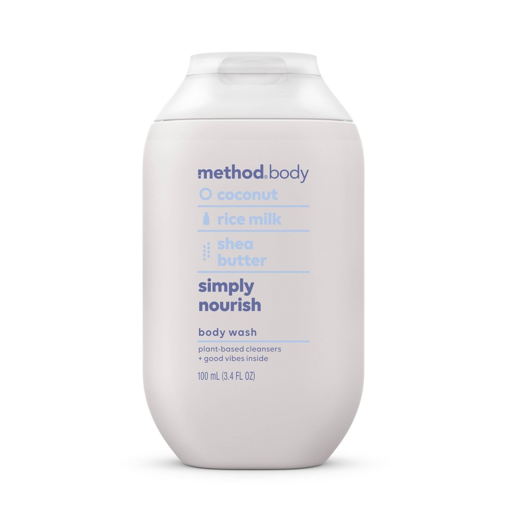 Photos - Shower Gel Method Simply Nourish Body Wash - Trial Size - 3.4 fl oz 