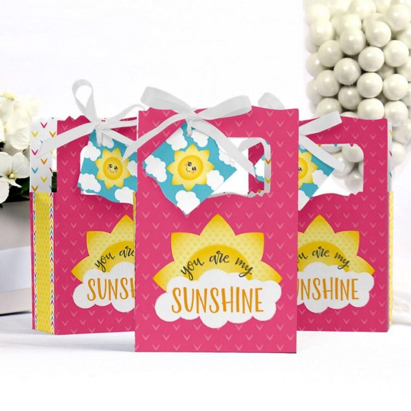 Big Dot of Happiness You are My Sunshine - Baby Shower or Birthday Party Favor Boxes - Set of 12, 3 of 7