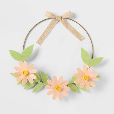 Easter Felt Floral Wreath - Spritz™