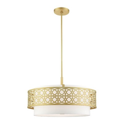 Livex Lighting Calinda 5 - Light Pendant in  Soft Gold