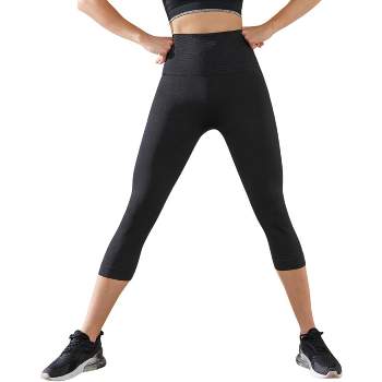 Women's Simplicity Mid-rise Capri Leggings 20 - All In Motion™ Black Xxl :  Target