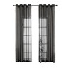 GoodGram Ultra Luxurious Elegant Sheer Grommet Single Curtain Panel - 3 of 3