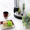 MegaChef 100 Cup Stainless Steel Coffee Urn: Electric Coffee Maker with Locking Lid, Cool Touch Handle, BPA-Free, Silver - 2 of 4