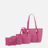 MKF Collection Marimar  M Signature Vegan Leather Women’s Tote – 4 Pcs set Handbag by Mia K - 2 of 4