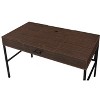 NicBex Writing Desk with USB Port, Rectangular Home Office Desk with 1 Storage Drawer & 3 Storage Compartment for Living Room, Study - 4 of 4