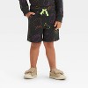 Toddler Boys' Monster Halloween Crewneck and Shorts Set - Cat & Jack™ Black - 4 of 4