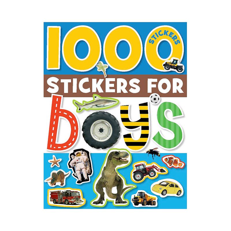 1000 Stickers for Boys - by  Make Believe Ideas (Mixed Media Product), 1 of 2