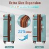 BEAFUP Hardshell Luggage Sets 4 Pieces 20"+24"+28" Luggages and Cosmetic Case Spinner Suitcase with TSA Lock Lightweight - 4 of 4