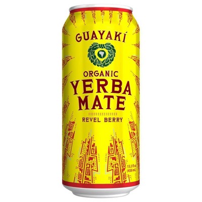 Guayaki Yerba Mate Revel Berry - 15.5 fl oz Can