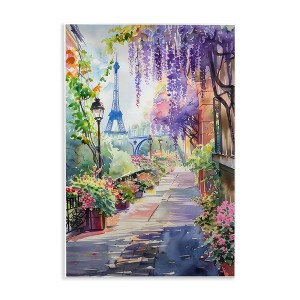 Stupell Industries Wisteria Walkway in Paris Wall Plaque Art - 1 of 4