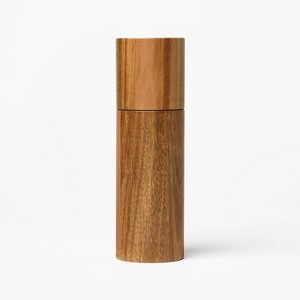 8" Acacia Salt or Pepper Grinder Natural Wood - Figmint™ - 1 of 3