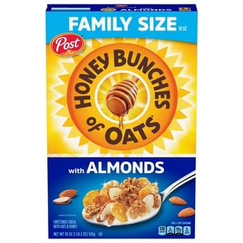 Honey Bunches With Almonds Breakfast Cereal - 18oz - Post : Target