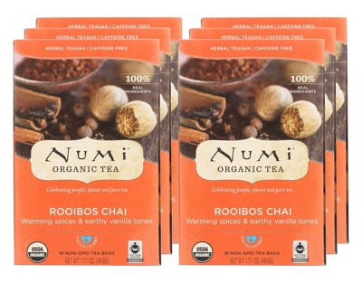 BOS Organic Rooibos Tea, Set: Collectible Tin & 80 Tea Bags Refill Pack