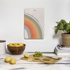 Cocoon Design Retro Boho Rainbow with Quote Cutting Board - Rectangle - 3 of 3