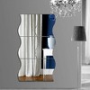 6-Piece Wave Combination Mirror 3D Acrylic Wall Stickers - Decorative Wall Mirrors, Anti-Bacterial, Moisture Resistant, and Anti-Static Wall Art - 4 of 4