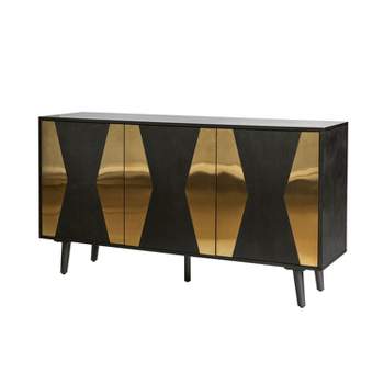 Jimmy 57'' Wide Transitional Storage Sideboard with Handcrafted Finished Surface | HULALA HOME