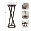 Kate and Laurel Aja Modern Metal Drink Table - 2 of 4