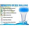 5 Star Super Deals Ice Roller for Face Eye Cold Therapy & Skin Gel Solution Roller Ice Facial Roller for Puffy Eyes, Shrink Pores Skin Care Tool 2pc - 3 of 4