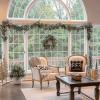 HGTV Home Collection 9ft Pre Lit Artificial Christmas Garland, Mixed Branch Tips , Decorated with Pinecones, Berries, Snowflakes, and Ornaments - 4 of 4
