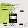GoGreen Power (GG-13740WH) 16/3 SJTW Outdoor Extension Cord, Lighted End, White - 3 of 4