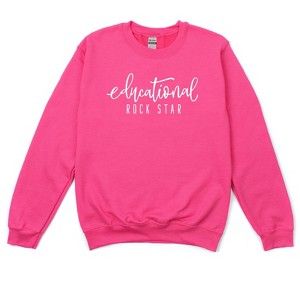 Simply Sage Market Women's Educational Rock Star Gildan Sweatshirt - 1 of 2