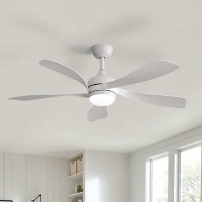 Sofucor 52 Inch Ceiling Fans with Lights and Remote 6-Speed 3 CCT 3-Timer Low Profile High CFM Ceiling Fan Noiseless for Living Room Bedroom Patio
