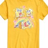 Men's - Spongebob Squarepants - Cute Face Rainbow and Jelly Fish Short Sleeve Graphic T-Shirt - 2 of 4