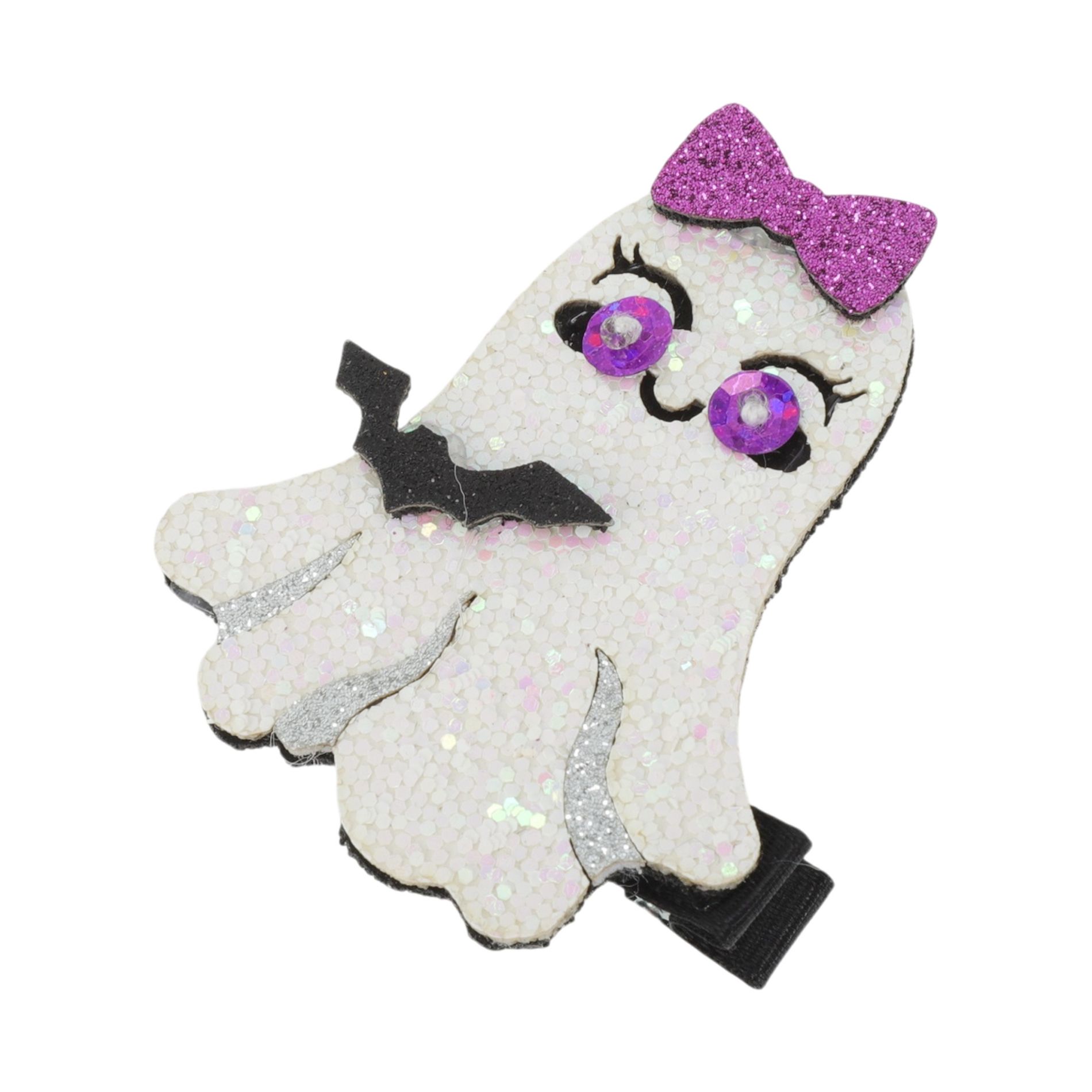 Unique Bargains Halloween Claw Clip Black White 1 Pc