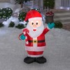 Gemmy Christmas Airblown Inflatable Santa, 3.5 ft Tall, Multi - 2 of 3