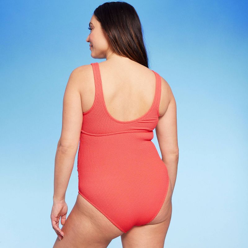 Crinkle One Piece Maternity Swimsuit - Isabel Maternity by Ingrid & Isabel™, 2 of 4