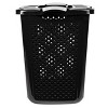 2.5 XL Bushel Lidded Hamper Black - Room Essentials™ - image 2 of 4