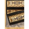 Vynxaria Tribes Southwest Area Rug - 2ft x 3ft Beige Frontier-Inspired Accent Rug - 3 of 4
