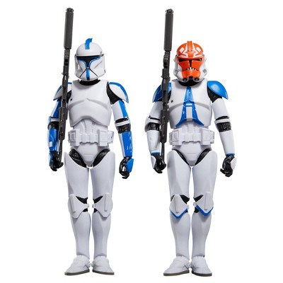 Hasbro Star Wars Black Series Target Exclusive Phase 1 Clone Lieutenant and  332nd Ahsoka Clone Trooper 2 Pack