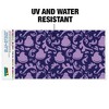 Peeps Purple Peeps In Garden Pattern Automotive Bumper Sticker - 2 of 4