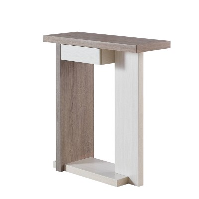 Nebra 3 Shelf Console Table Dark Taupe - HOMES: Inside + Out