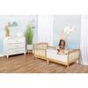 Dream On Me JPMA Certified  Memphis Classic Design Toddler Bed in Natural - 3 of 4