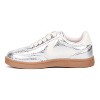 Olivia Miller Girl's Shimmer Low Top Sneakers - 3 of 4