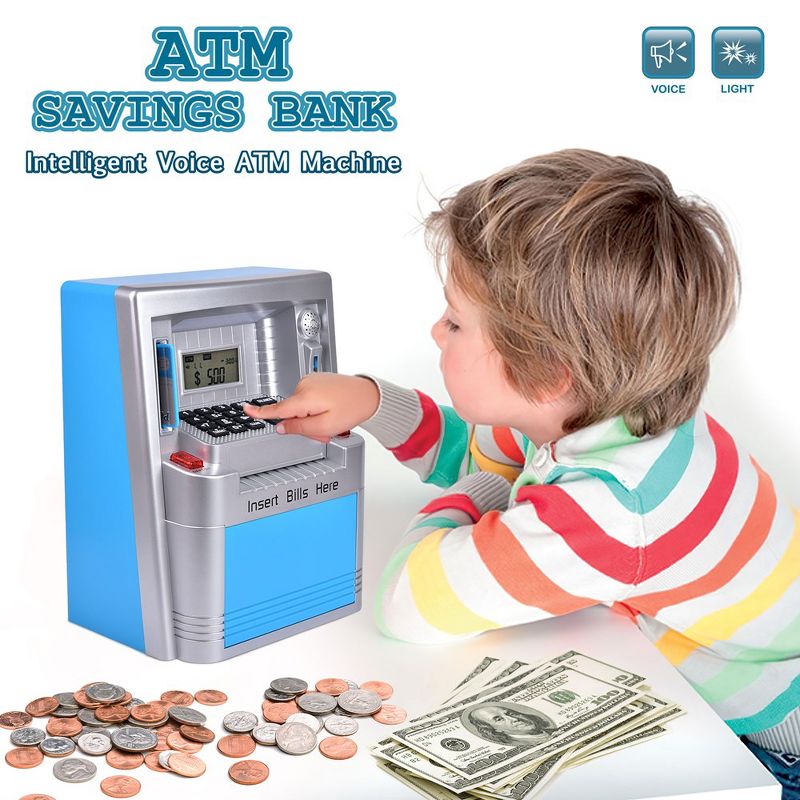Fun Little Toys ATM Piggy Bank, 5 of 8