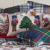 Festive Nutcrackers Tree Applique Pillow 14x18 - Levtex Home - 2 of 3