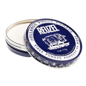Reuzel Fiber Pomade (3.38 oz) Firm and Pilable All Day Hair Hold, Water Soluble Styling, Low Shine & Flake Free, Easy Wash Out, For All Hairstyles - 1 of 4
